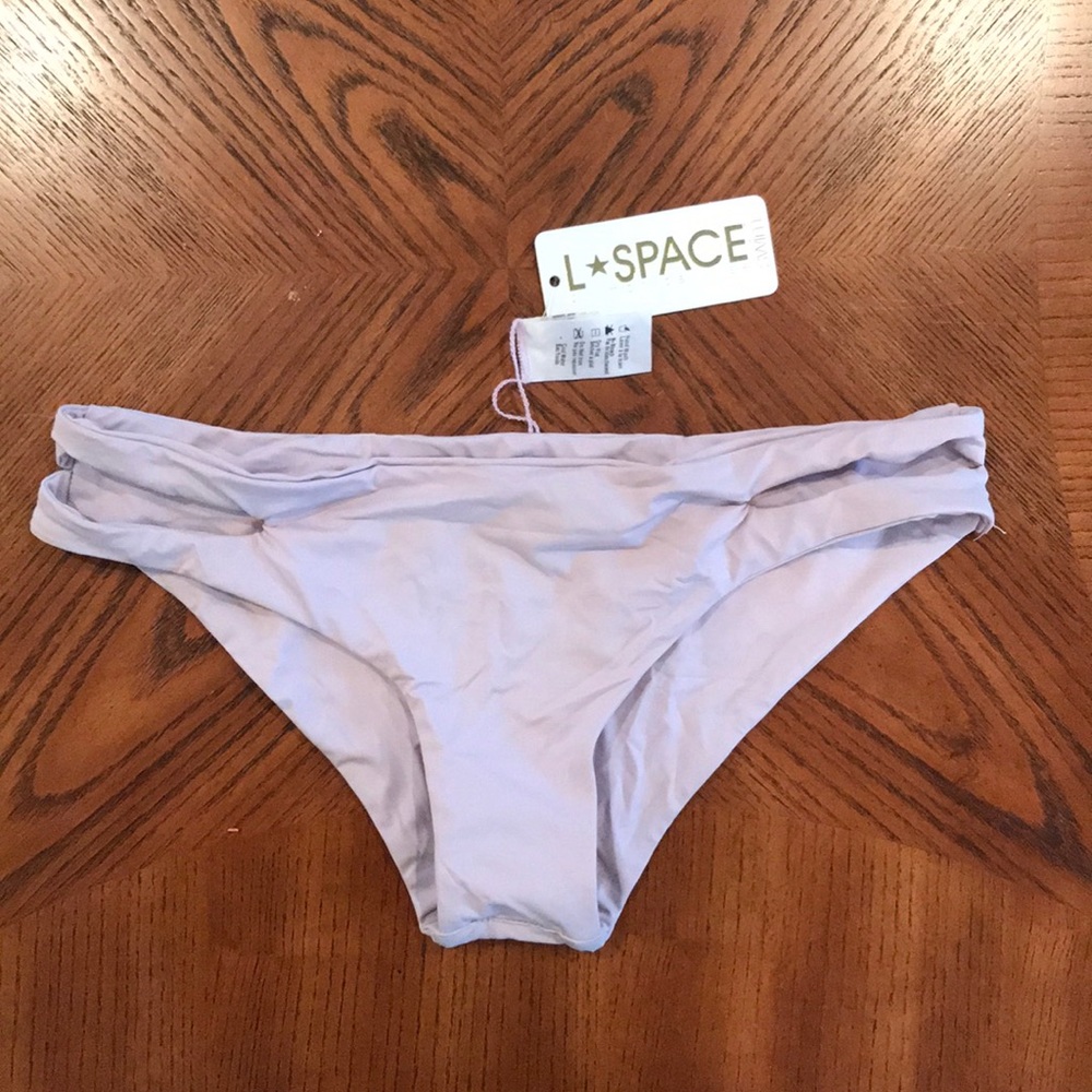 L*space lilac bikini bottoms